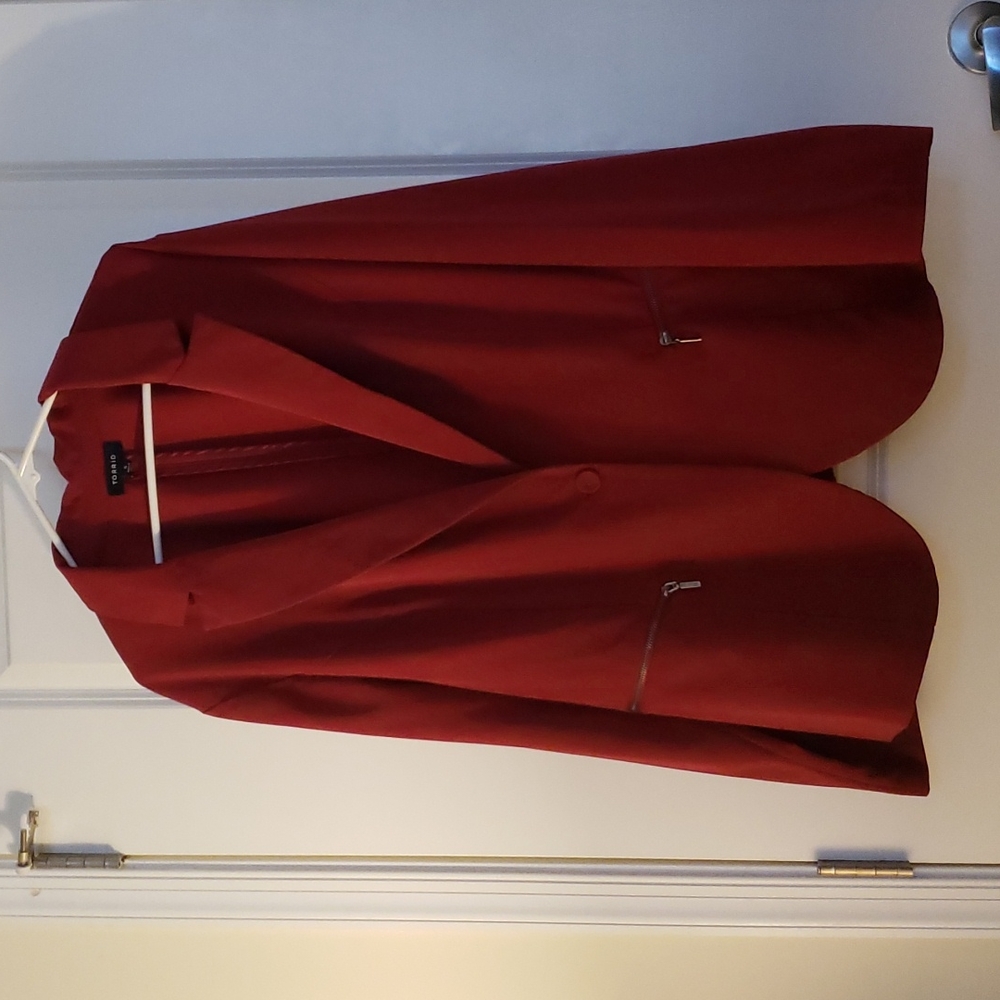 Torrid Red Blazer